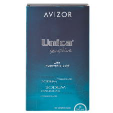 egyéb Avizor Unica Sensitive Duo Pack 2 x 350 ml kontaktlencse folyadék