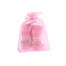 egyéb Baby Town csíkos rózsaszín babacipő - 74 gyerek cipő
