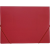 EGYEB BELFOLDI PF A4 piros PP gumis mappa