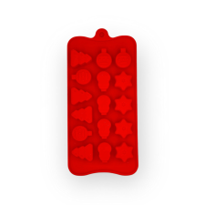 egyéb Bonbon szilikon forma, Karácsony, piros, 10,5 ×21 cm sütés és főzés