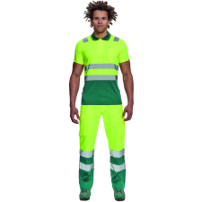 egyéb CADIZ HV galléros póló (sárga/zöld, L) munkaruha