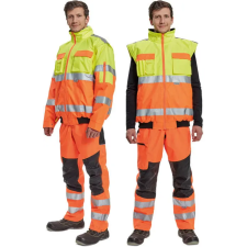 egyéb Dzseki Clovelly PILOT Hi-Vis sárga/narancs 2XL láthatósági ruházat