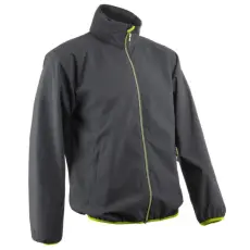 egyéb Dzseki Froggy softshell sötétszürke/lime M