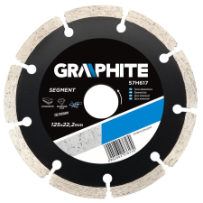 egyéb Graphite 57H617 Gyémánt vágókorong - 125 mm barkácsgép tartozék