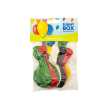 egyéb Gumi lufi, metál, vegyes, 10 db /csomag 26 cm party kellék