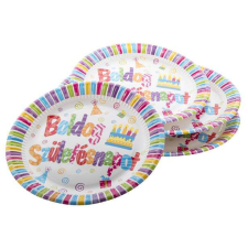 EGYÉB GYÁRTÓ 23 cm &quot;Boldog születésnapot&quot; papír tányér party kellék