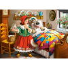EGYÉB GYÁRTÓ Castorland Puzzle Little Red Riding Hood 120 - 120db-os piroska és a farkas puzzle, Többszínű