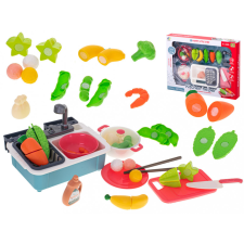 EGYÉB GYÁRTÓ KX5282 játék konyhai mosogató tartozákokkal, Többszínű konyhakészlet