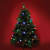 egyéb HOME karácsonyi LED-es EVA gömb fényfüzér 8 pr. nem memóriás (KIB 48C/MM)