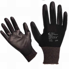 egyéb Kesztyű Bunting nylon PU, fekete, S védőkesztyű