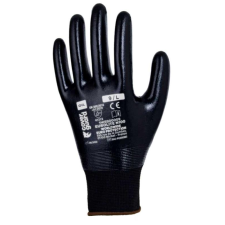 egyéb Kesztyű Eurolite N100 nitril mártott, black, 10 védőkesztyű