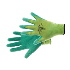egyéb Kesztyű Groovy nylon latex tenyér, zöld, 7 védőkesztyű