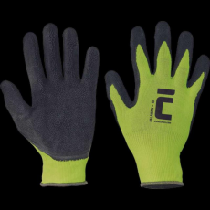 egyéb Kesztyű Palawan nylon, latex tenyérrel sárga/fekete 9