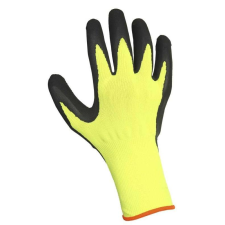 egyéb Kesztyű Palawan Pi nylon latex, fluo sárga/fekete, 9 védőkesztyű