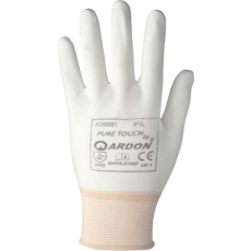 egyéb Kesztyű Pure Touch nylon PU mártott white 09