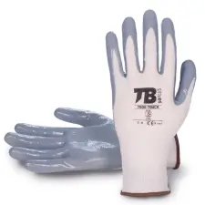 egyéb Kesztyű Tb 700G Touch szürke/fehér 8 védőkesztyű