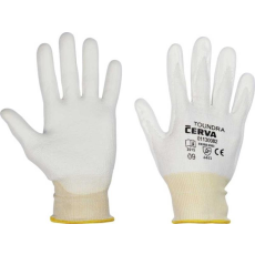 egyéb Kesztyű Toundra HPPE Spandex, fehér, 10