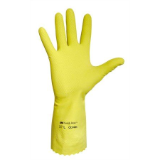egyéb Latex védőkesztyű 7-es méret sárga (5027) (egy&#233;b5027) védőkesztyű