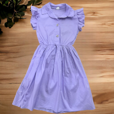 egyéb Lila galléros ruha lányka ruha