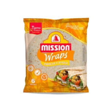 egyéb MISSION Wrap Tönköly & Zab 25cm 370g (6db/cs) reform élelmiszer