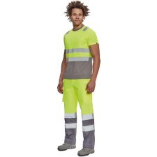 egyéb MONZON Hi-Vis ru. póló sárga/szürke 5XL munkaruha
