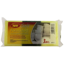 egyéb Mosogatószivacs, formázott, 3 db, TUTI "Soft" tisztító- és takarítószer, higiénia