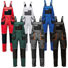 egyéb Nadrág melles FF Carl BE-01-004, piros/fekete, 52 munkaruha