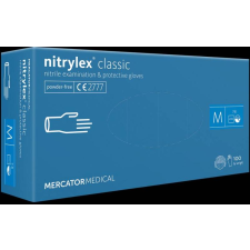 egyéb Nitrylex Classic púdermentes nitril egyszer használatos kesztyű, 100db / doboz, L védőkesztyű