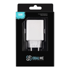 egyéb OBAL:ME 18W1UWH USB-A Hálózati töltő - Fehér (18W) mobiltelefon kellék