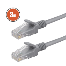 egyéb Patch kábel Cat.5e 3m szürke (20362 / 5999552695824) (695824) kábel és adapter
