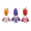 egyéb Plüss gyömölcsből kifordítható nyuszi, 20 cm, 3 féle