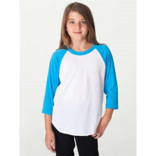 egyéb Póló American Apparel gyerek, white/red, 8 gyerek póló