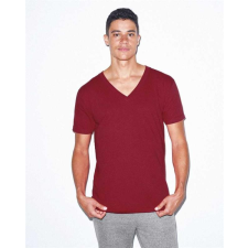 egyéb Póló American Apparel v-nyakú unisex, heather grey, 2XL munkaruha