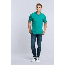 egyéb Póló (Gildan Dryblend) férfi galléros, dark heather, XL munkaruha
