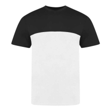 egyéb Póló Just Ts unisex, black/mango tango, S munkaruha