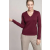egyéb Póló Kariban női hosszú ujjú v-nyakú női, black, 3XL