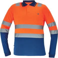 egyéb Póló Leon Hi-Vis hosszú ujjú narancs/navy 3XL