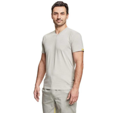 egyéb Póló Noyo ESD V-nyakú, szürke, 3XL