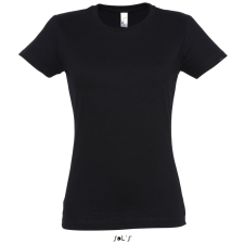 egyéb Póló Sols Imperial női kerek nyakrész női, deep black, 3XL munkaruha