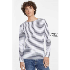 egyéb Póló Sols Marine férfi férfi, white/navy, S munkaruha