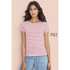 egyéb Póló Sols Miles női női, white/navy, 2XL