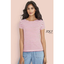 egyéb Póló Sols Miles női női, white/navy, M munkaruha