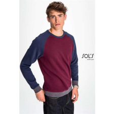 egyéb Pulóver Sols Sandro unisex, french navy/charcoal melange, L munkaruha
