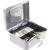 egyéb Rottner HomeStar Cash2 3 Osztásos Pénzkazetta 9 x 20 x 16,5 cm - Ezüst (T06108)