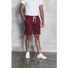 egyéb Rövidnadrág Just Hoods unisex, burgundy, L munkaruha