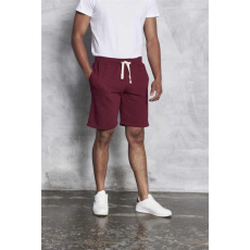 egyéb Rövidnadrág Just Hoods unisex, burgundy, M