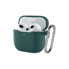egyéb SFT Airpods 3 Szilikon Tok Sötétzöld tok és táska