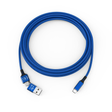 egyéb smrter SPEEDY-C BL USB-A/USB-C apa - USB-C apa 2.0 Adat és töltőkábel - Kék (1m) kábel és adapter