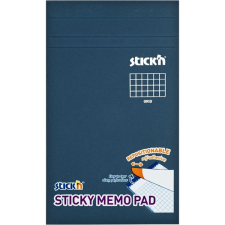 egyéb Stick'N 190,5x114 mm 50 lap/tömb négyzetrácsos fehér öntapadó jegyzetfüzet füzet