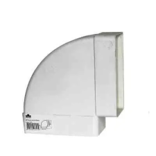 egyéb Szellőzőcső könyök 55x110mm visszintes hűtés, fűtés szerelvény